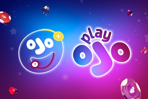PlayOJO Casino-logo i pink og lilla