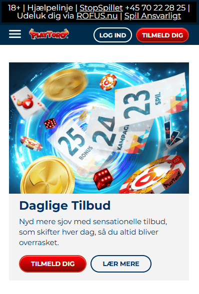 Daglige spil hos Playtoro i 2025