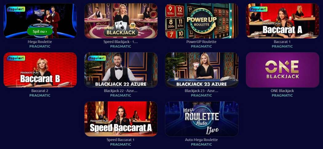 Online live casino hos Winlandia