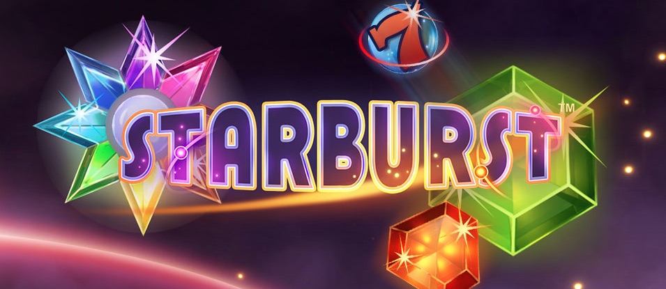 Banner med spilleautomaten Starburst