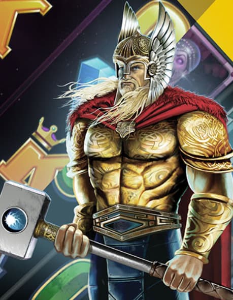 Thunderstruck 2 viser Thor med hammeren