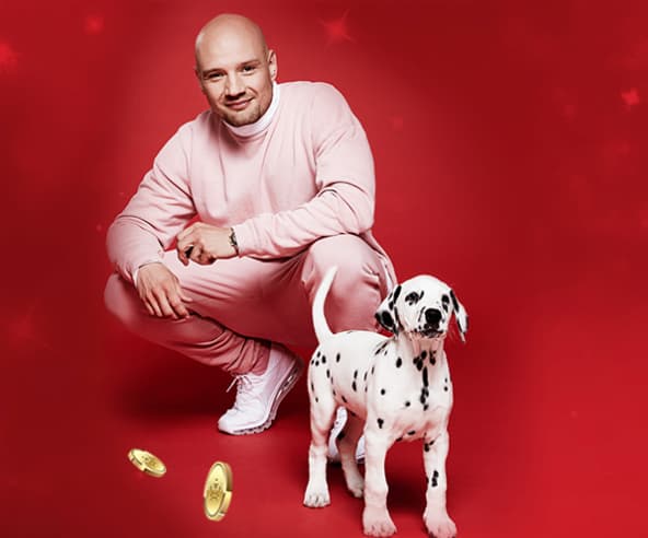 Clemens med hvalp