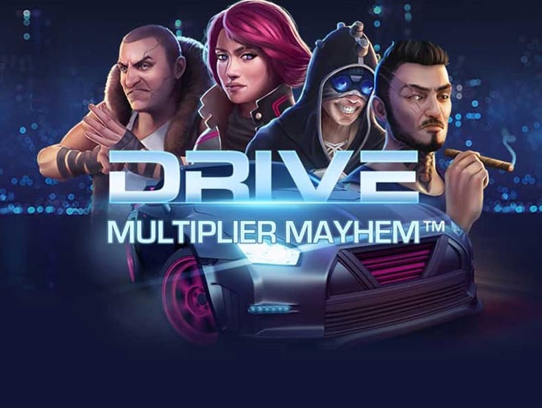 Banner for spilleautomaten Drive: Multipliers Mayhem