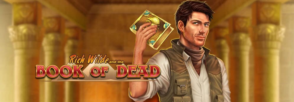 Banner til spilleautomaten Book of Dead