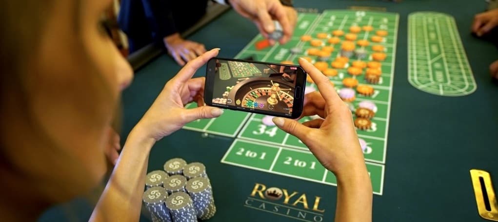 Live roulette-bord hos Royal Casino
