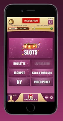 Casino-appen fra Simba Games
