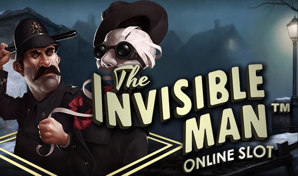 Banner til spilleautomaten The Invisible Man